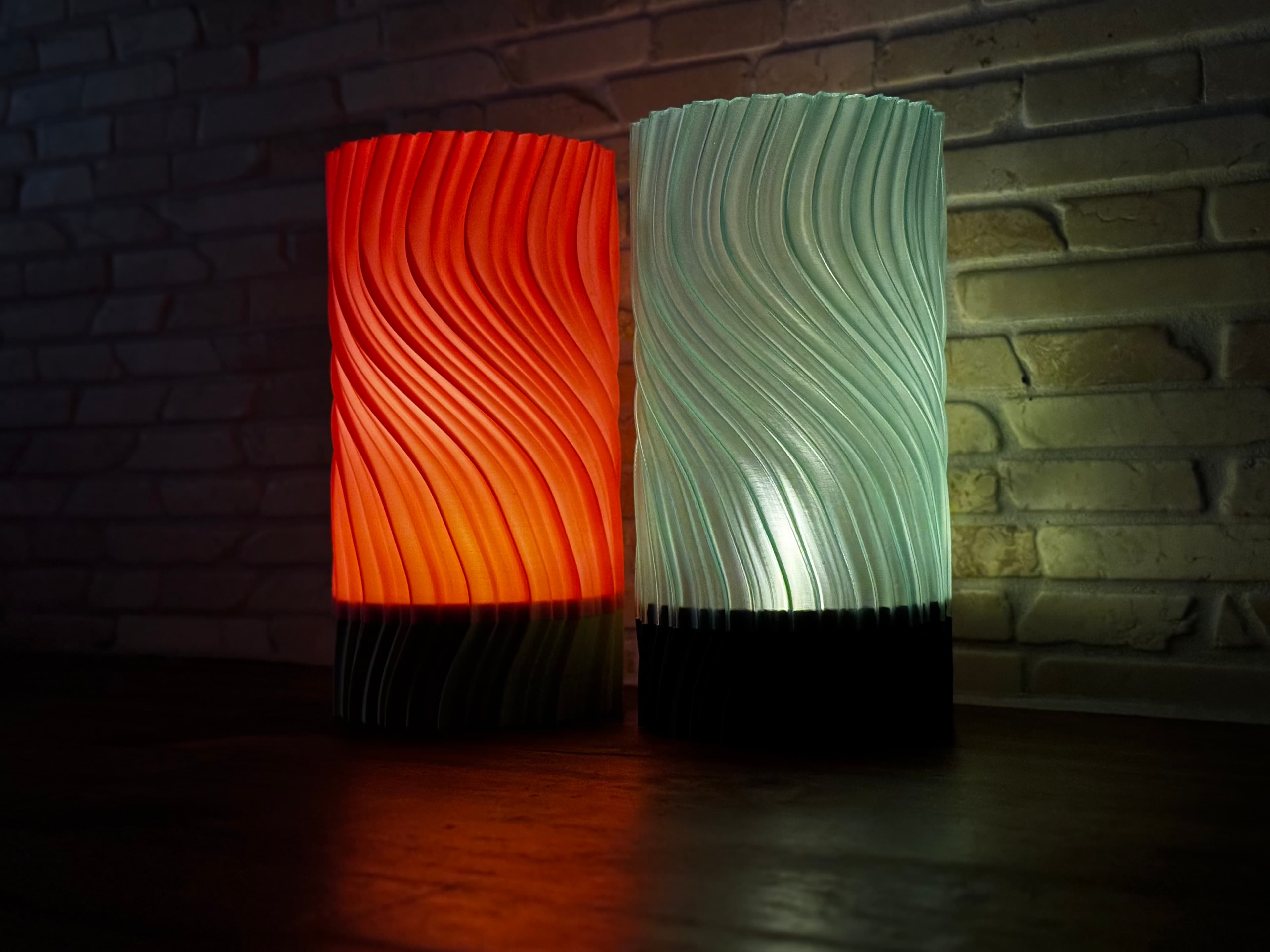 Owner-provided LED candle holder photographed as a tactile light object.