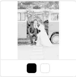 Black and White палитра за 3D фото принт с компактна PLA цветова линия.