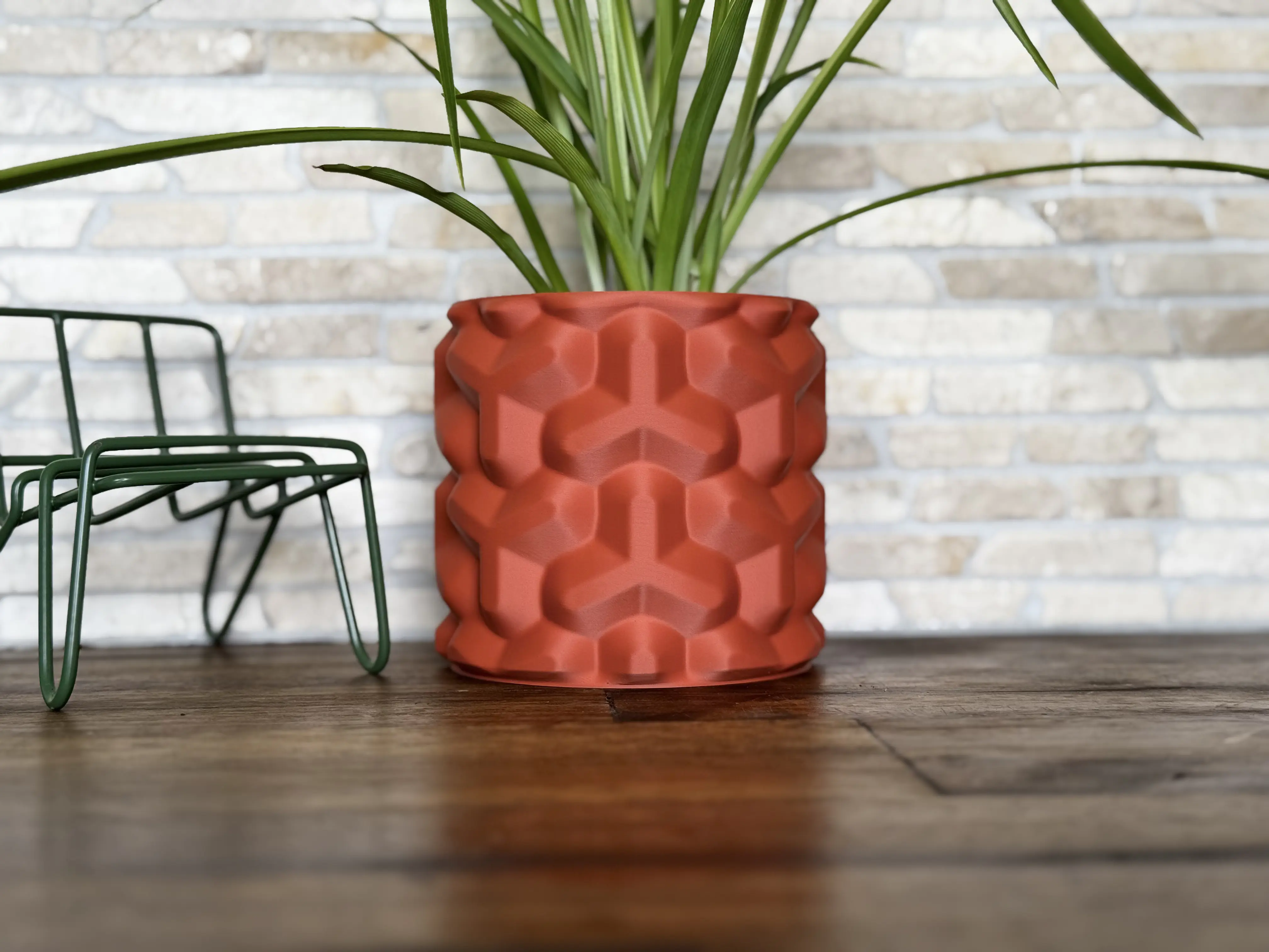 Кашпа Cubes (+) — стена вдясно · wall-on-right · стена вдясно