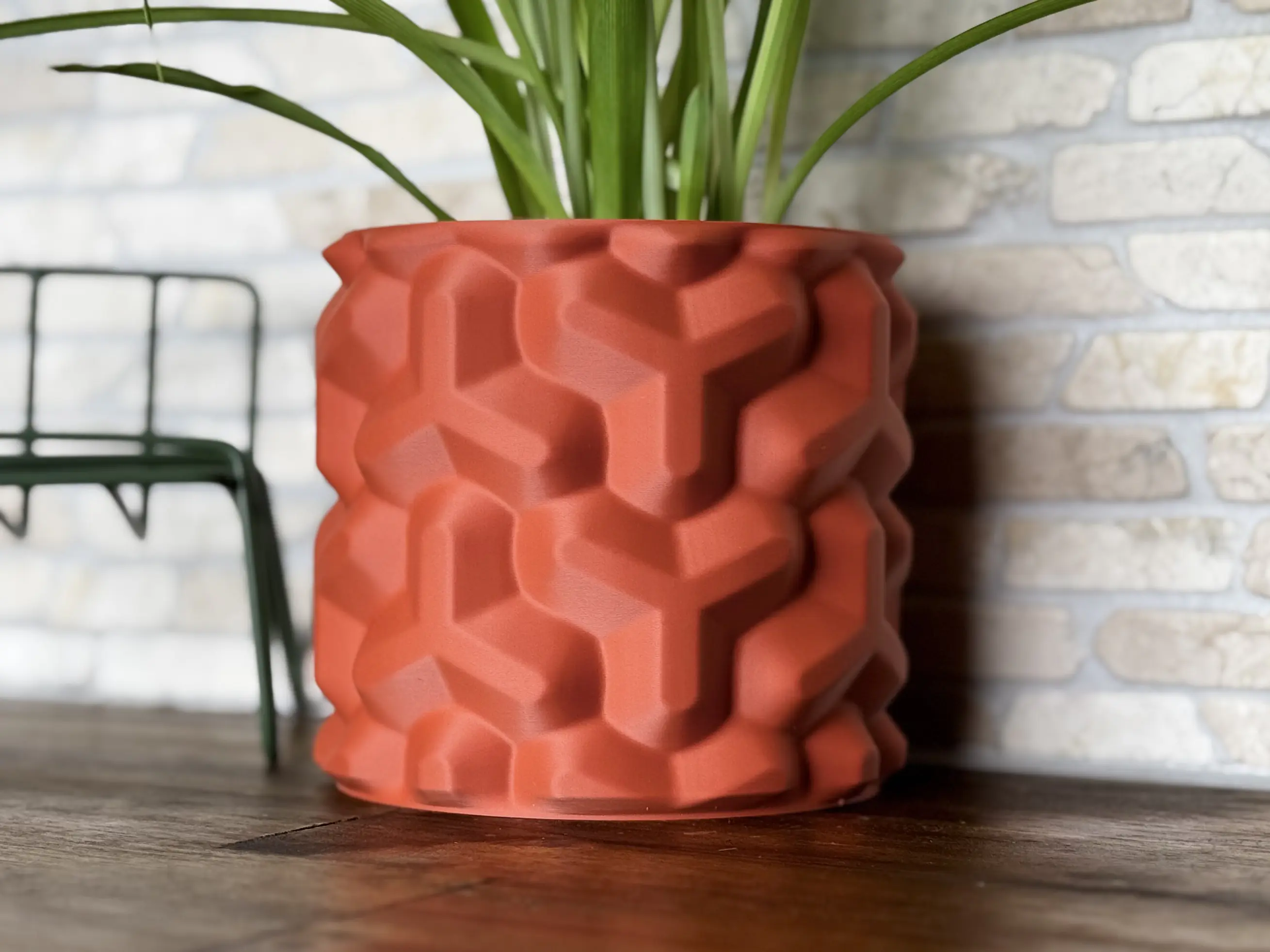 Детайл на кашпа Cubes (+)