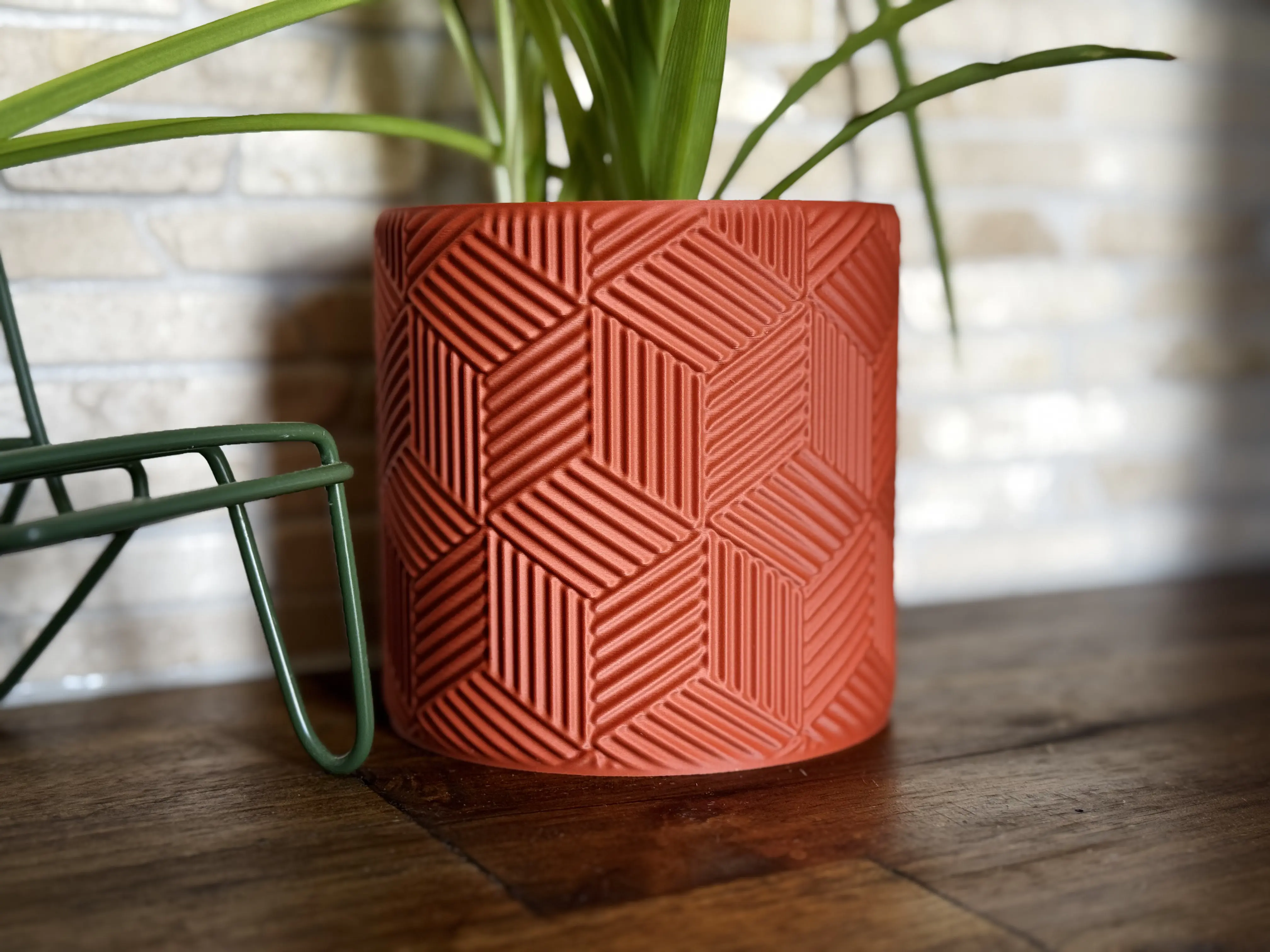 Детайл на кашпа Cubes