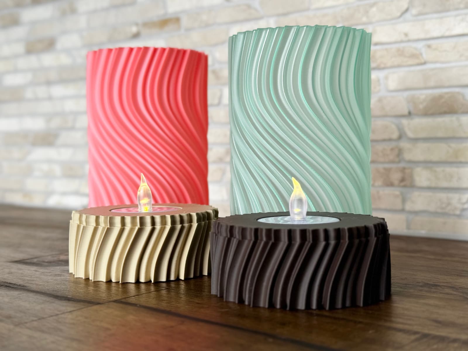 Fine Waves Ø8 - Contemporary Collection - LED Свещ-Лампа